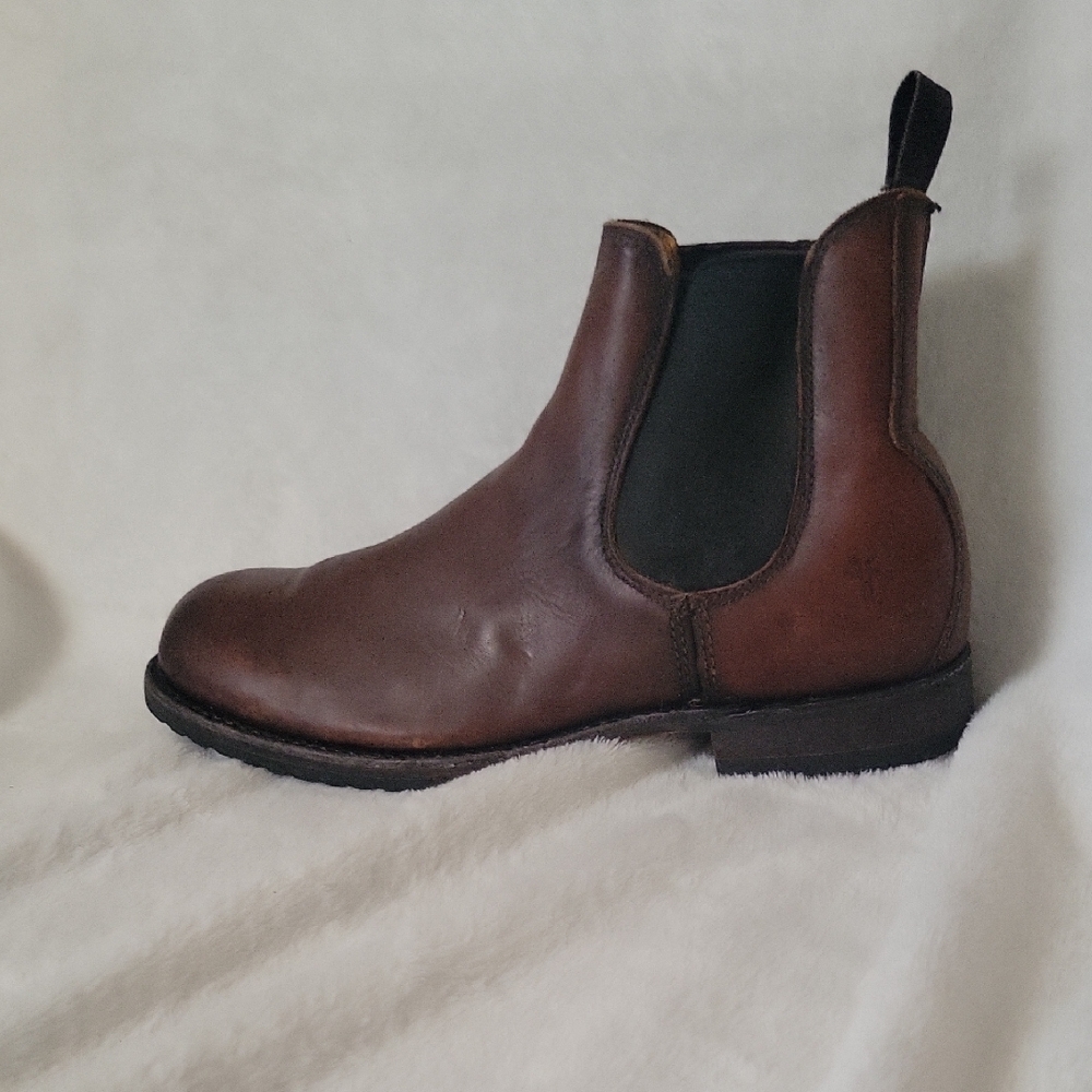 The Bowery Chelsea By Frye Boots Leather Slip On Size 10.5M  Distressed Men